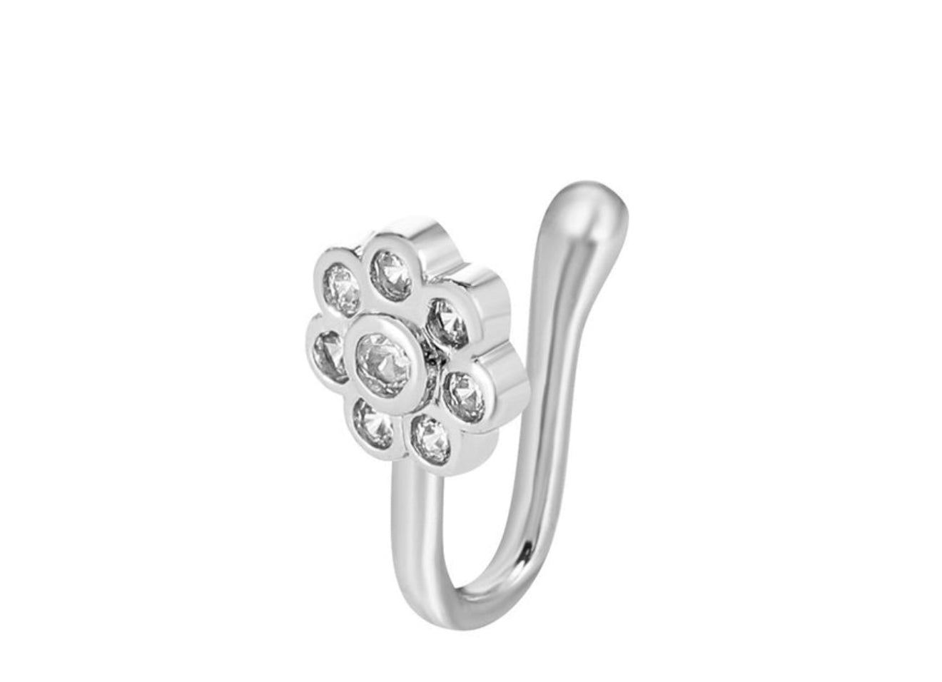 Faux piercing nasal en forme de U
